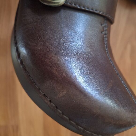 Dansko Womens Leather Clogs Academia Preppy Classic Boho Comfort 39 / 8.5 - 9 US - Picture 10 of 15